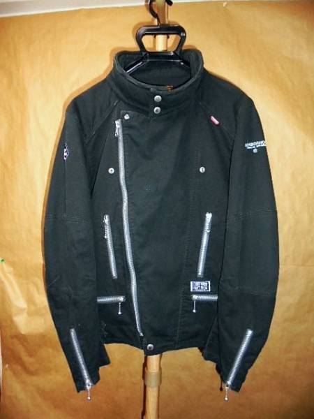 ネイバーフッド NEIGHBORHOOD　09AW サンダーボルト ライダース ジャケット　黒 M