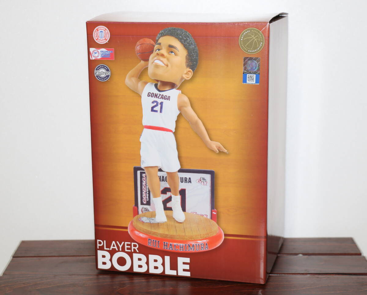 18個限定 八村塁 FOCO ボブルヘッド フィギュア NBA ゴンザガ大学 新品 八村塁 FOCO ボブルヘッド フィギュア NBA レイカーズ