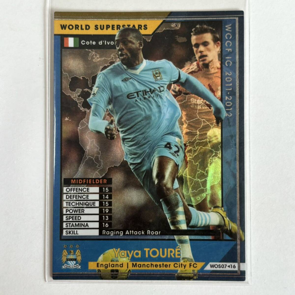 ??WCCF 11-12 WOS ヤヤ?トゥーレ Yaya Toure Manchester City 2011-2012?四點落札で普通郵便送料無料?