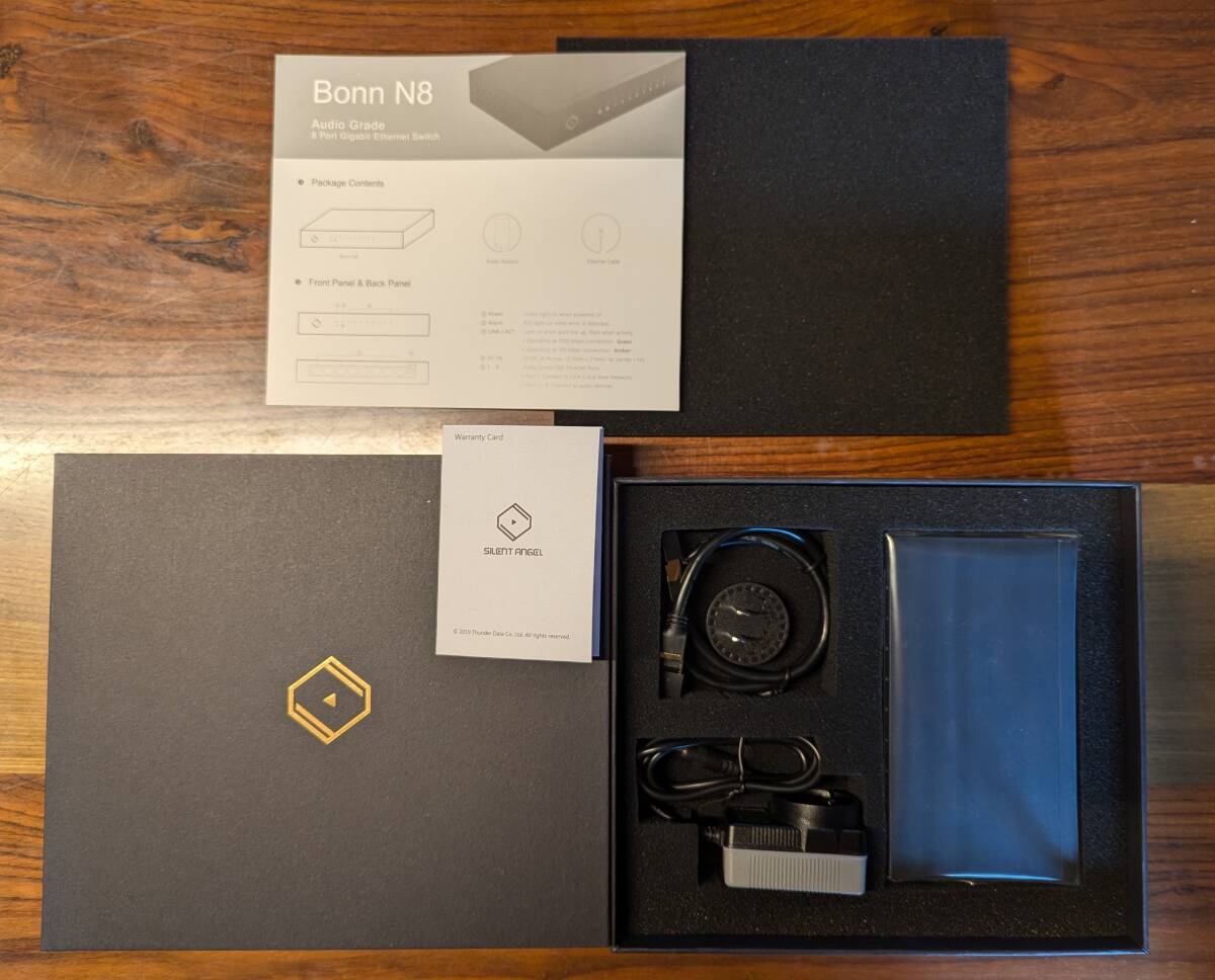 Silent Angel N8 スイッチングハブ 8ポート ネットワークオーディオ 新品同様