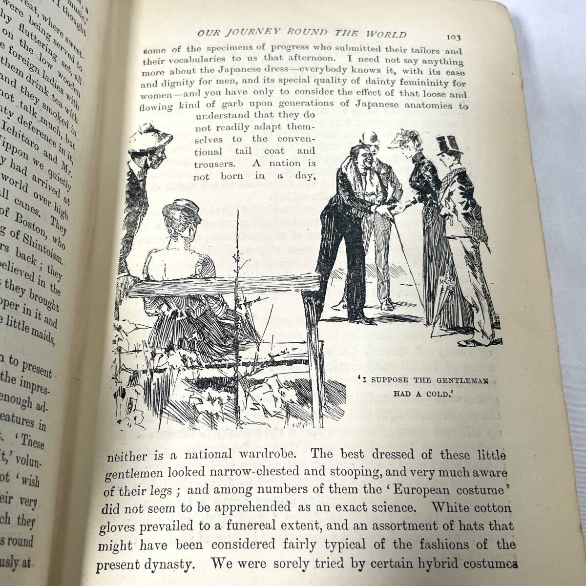 ☆1893年 世界一周旅行 「A Social Departure」社会的出発 サラ ☆1893年 世界一周旅行 「A Social Departure」社会的出発 サラ