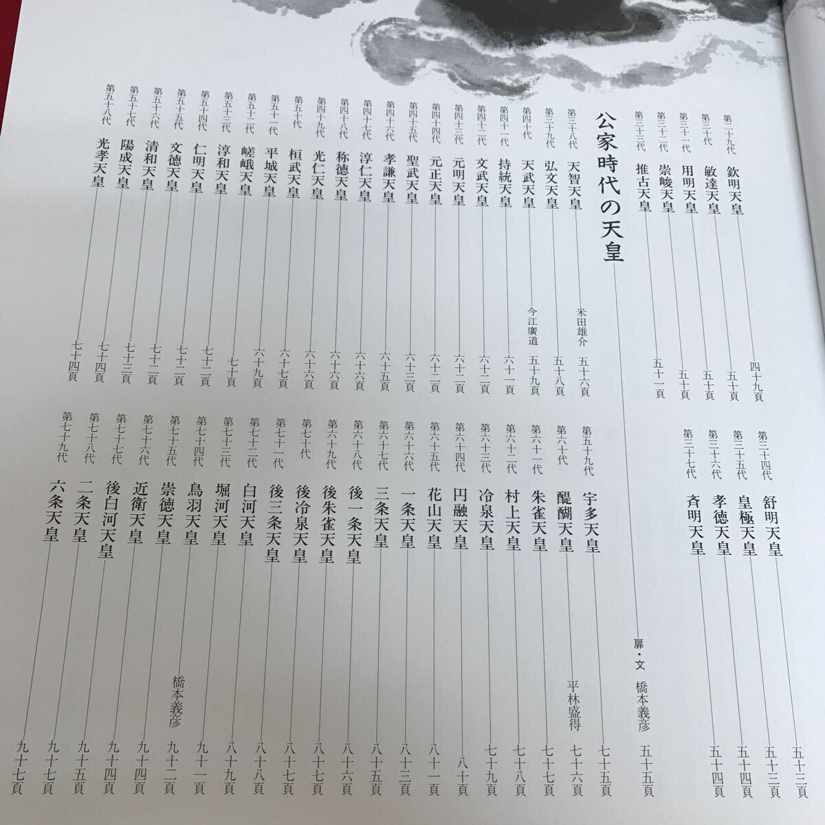 Nc-039/代天皇 代后妃 平成13年4月29日発行 研秀出版 日本歴史と天皇 草創(chuàng)期の天皇 公家時代の天皇/L10/61016