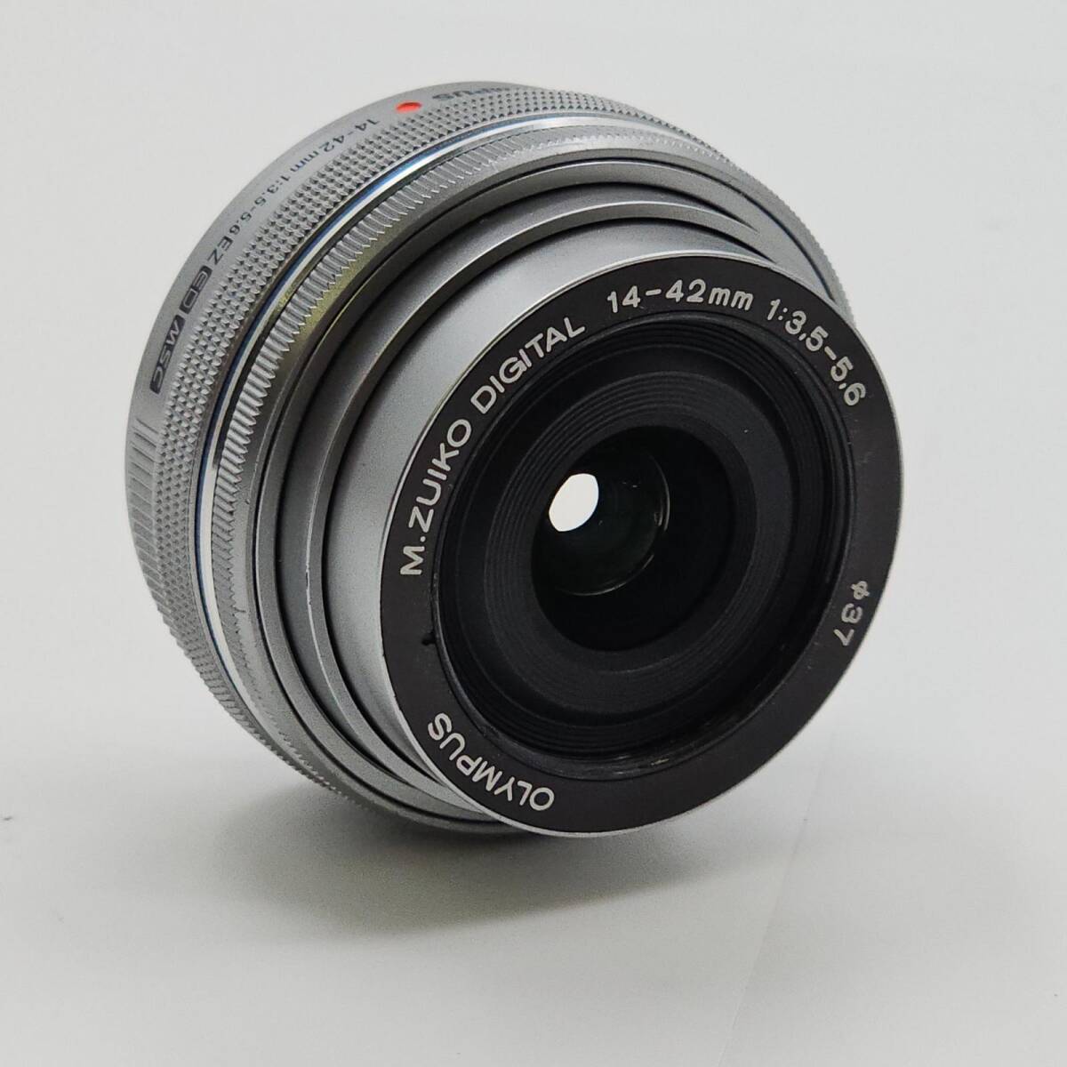 [ fastest shipping ]OLYMPUS M.ZUIKO DIGITAL ED 14-42mm F3.5-5.6 EZ [ silver ][ defect have ]