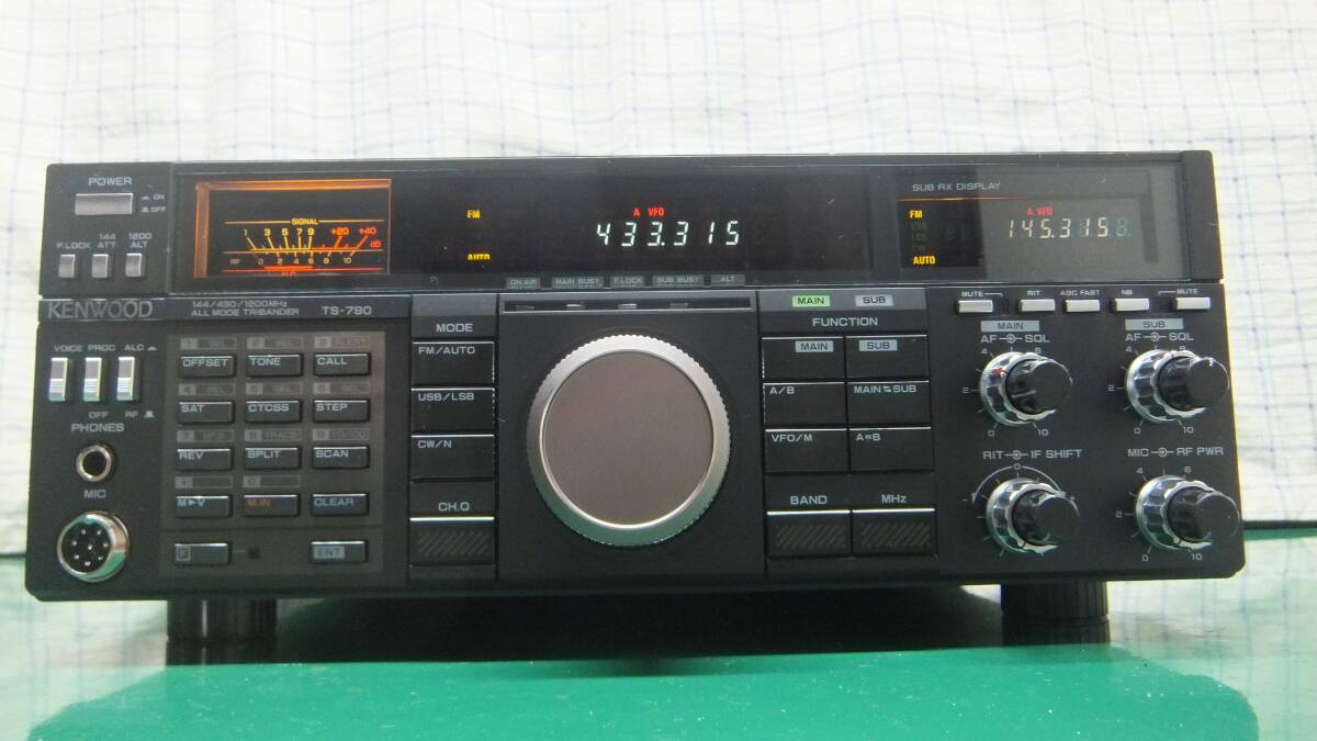 ☆ケンウッド トリプルバンドオールモード機 TS-790S+UT-10(現状) Yahoo!オークション - TS-790S ケンウッド オールモードトライ