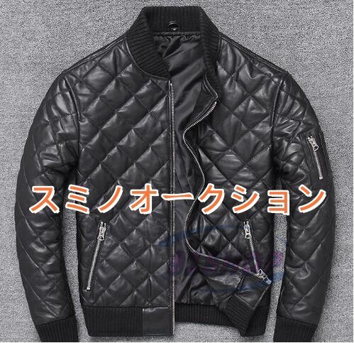  preeminence .. design casual . -ply thickness feeling equipped feeling of luxury .. fine quality sheep leather original leather men's leather jacket Rider's leather jacket 