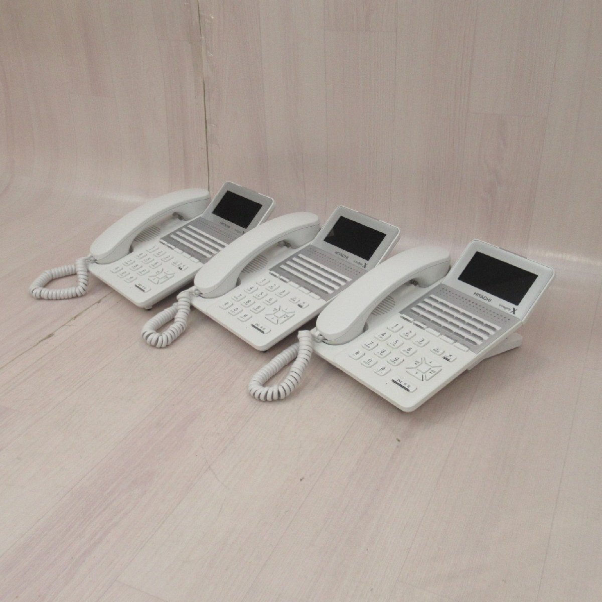 日立 ET-24Xi-SDW 3台セット integral X 24ボタン標準電話機 23年製 日立 ET-24Xi-SDW 3台セット integral X 24ボタン標準電話機 23年製