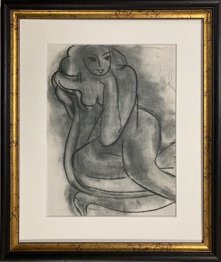 ≪　　アンリ・マティス　　≫ 　 　エリオグラビュール　　 FEMME NUE-IV 　　 1958年 　　HENRI MATISSE