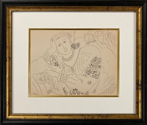 ≪　　アンリ・マティス　　≫ 　 　リトグラフ　　　DESSINS DE HENRI MATISSE-XVI 　 1936年 　　HENRI MATISSE