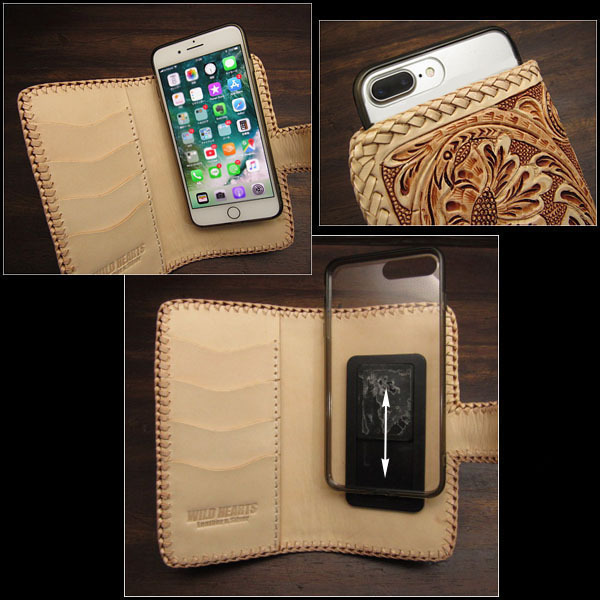  кожа блокнот type смартфон кейс много тип соответствует L размер натуральная кожа Carving магнит язык натуральный 