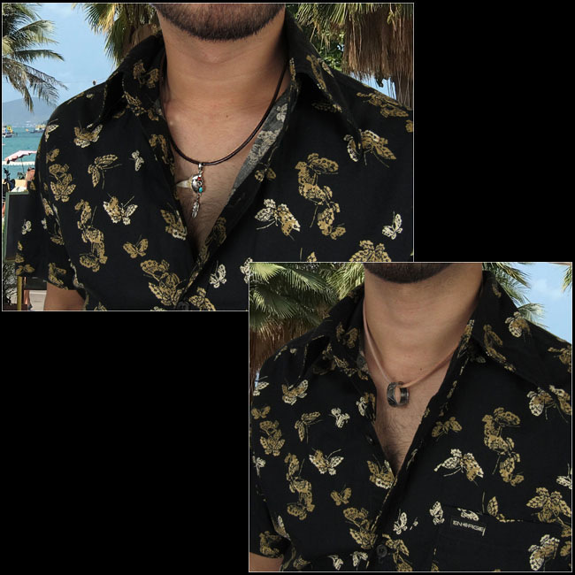 レザーチョーカー 50cm 革ひも ネックレスチェーン メンズ レディース 丸革 本革 インディアンジュエリー ネイティブ系 ダークブラウン