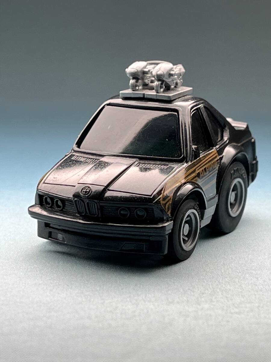 TAKARA/ チョロQ/ A-41/ BMW 635 CSi/ バイク/ DUNLOPタイヤ/ A品番/ 日本製/ ALPINA/ ガンメタ/ B7S TUBRO/