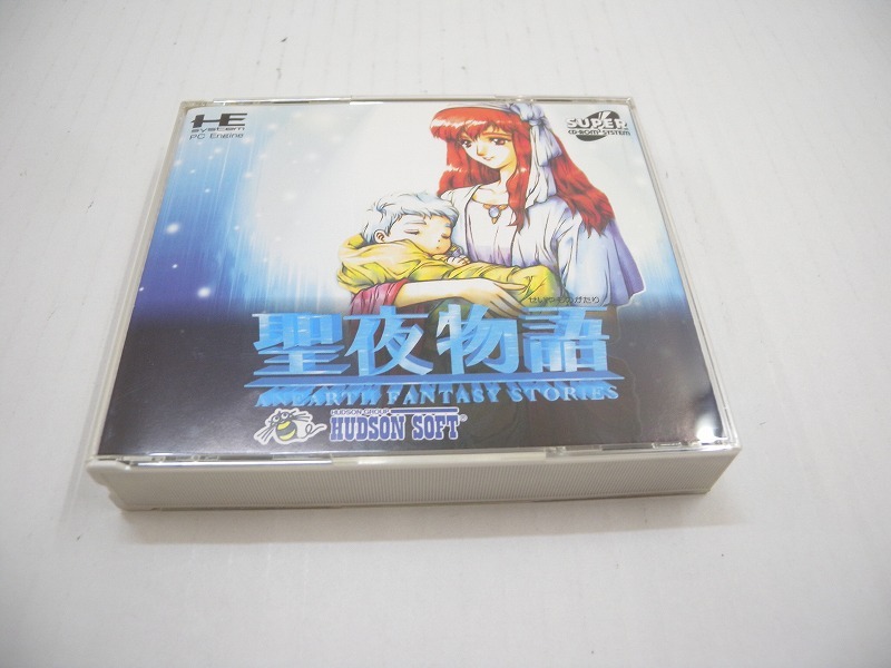 HK1504★PCエンジン ゲームソフト 聖夜物語 帯付き ※動作未チェック 現状渡し【ジャンク】