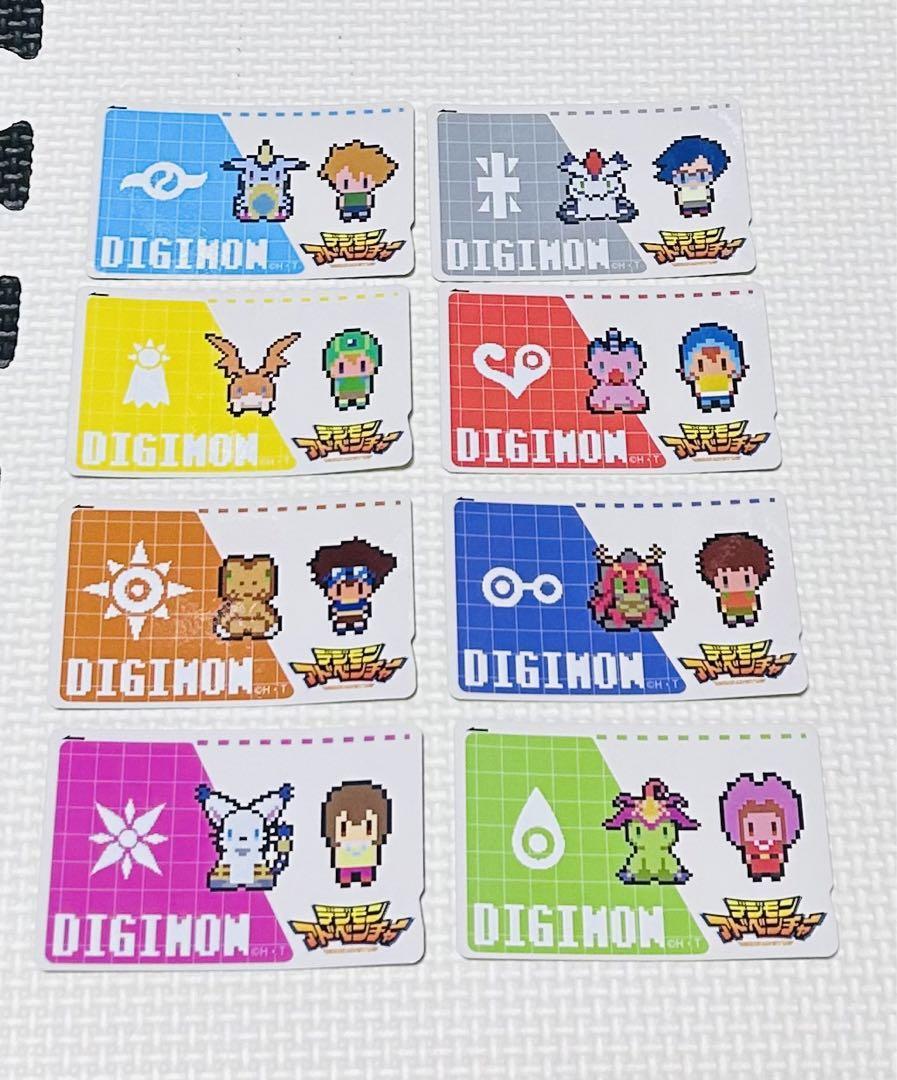 デジモンアドベンチャー ICカードステッカー 新品 全種類