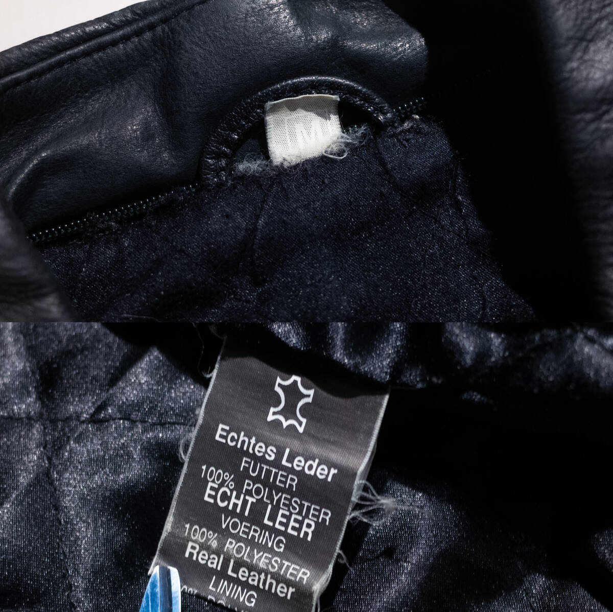 M / 90s Unknown Echts leder 本革 ユーロ レザー シングル M / 90s Unknown Echts leder 本革 ユーロ レザー シングル