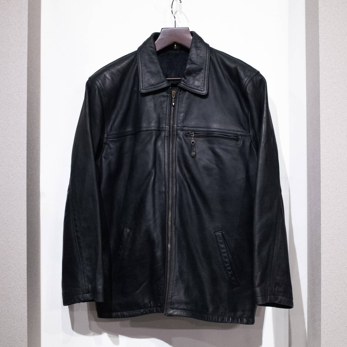 M / 90s Unknown Echts leder 本革 ユーロ レザー シングル M / 90s Unknown Echts leder 本革 ユーロ レザー シングル