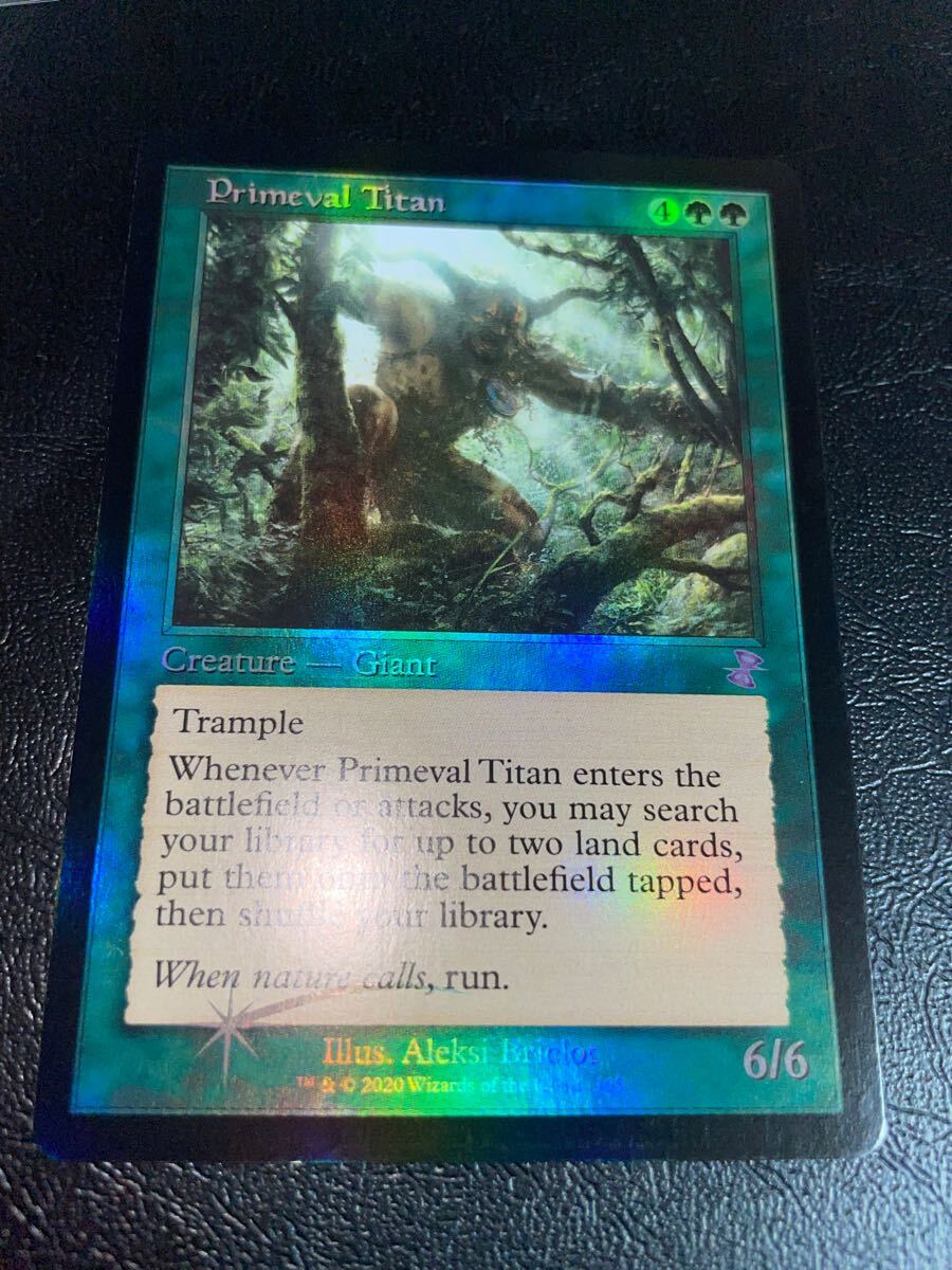 MTG 原始のタイタン foil Yahoo!オークション - MTG EN Foil 旧枠 原始のタイタン