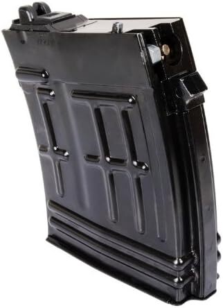 ■新品■WE-TECH ガスブローバックライフル ドラグノフ 用 20連発スペアマガジン (ブラック) 【大容量！高耐久！】