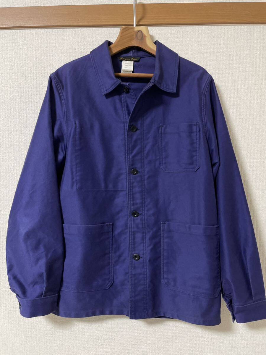 LE LABOUREUR ル ラブルール フレンチワークジャケット 紺 size1 フランス製