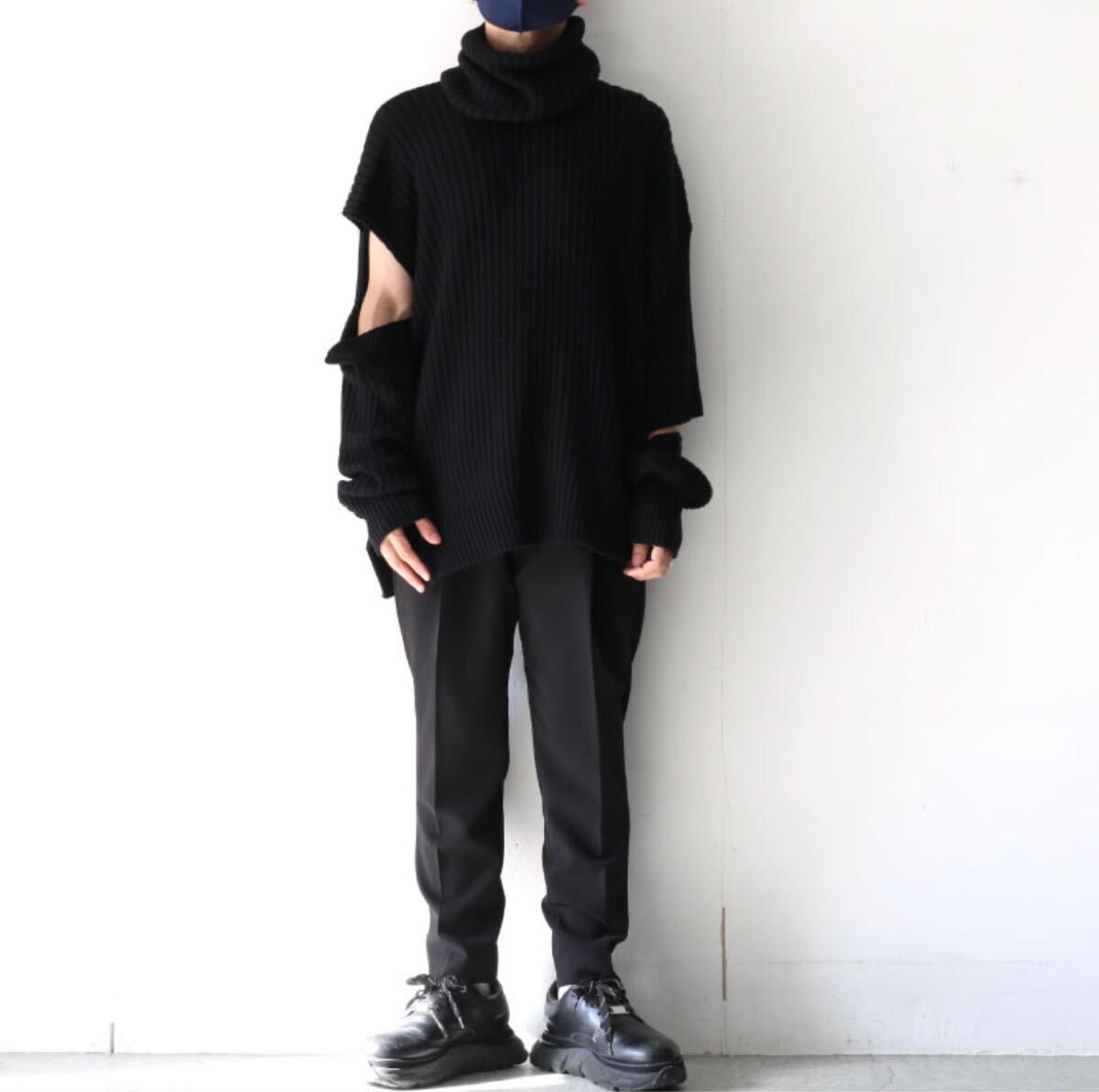 Licht Bestreben knit ニット セーター 変形 japanese label Licht Bestreben knit ニット セーター 変形 japanese label