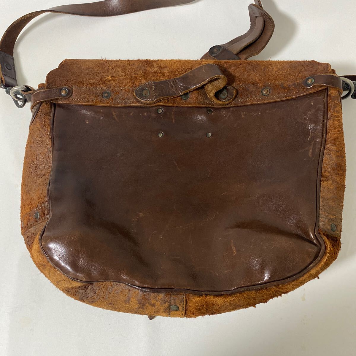 美品 希少 名作 イタリア 製 ヴィンテージ 加工 RRL レザー 美品 希少 名作 イタリア 製 ヴィンテージ 加工 RRL レザー