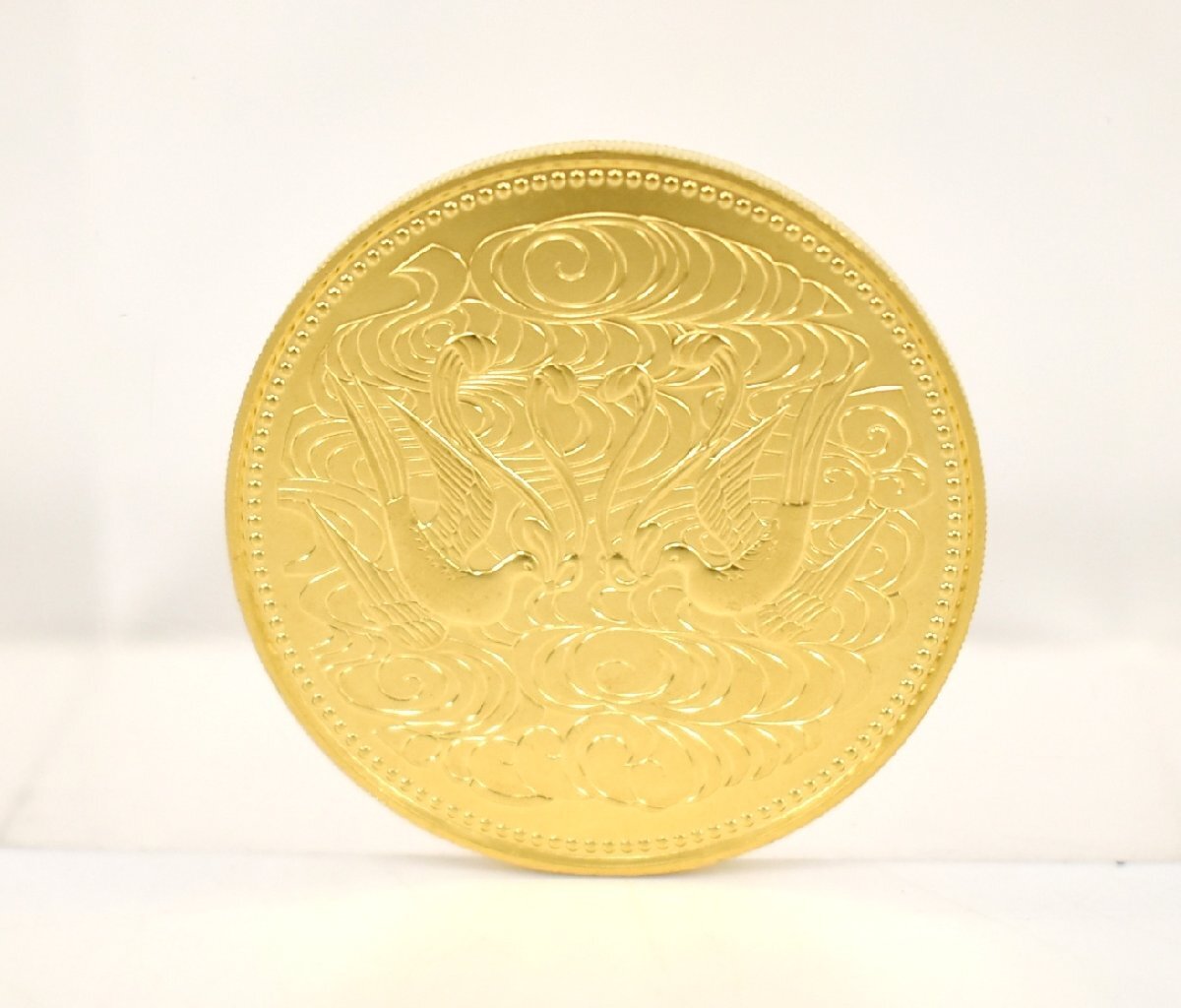 1円~ 造幣局 天皇陛下在位60年記念 10万円金貨 総重量約21.2g 1円~ 造幣局 天皇陛下在位60年記念 10万円金貨 総重量約21.2g
