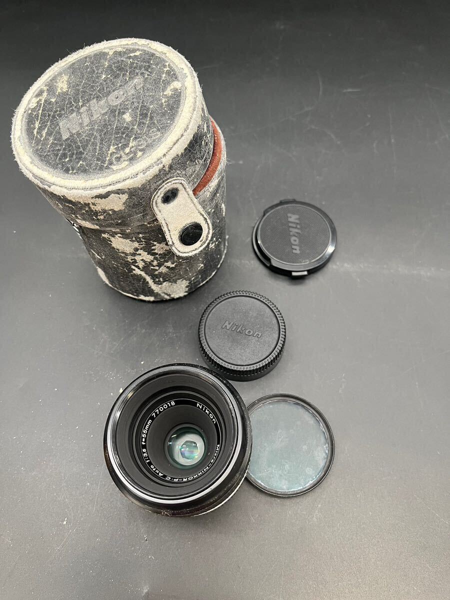大村 9月 No.26 Nikon ニコン カメラレンズ LENS 52mm ケース付 レンズ 動作未確認