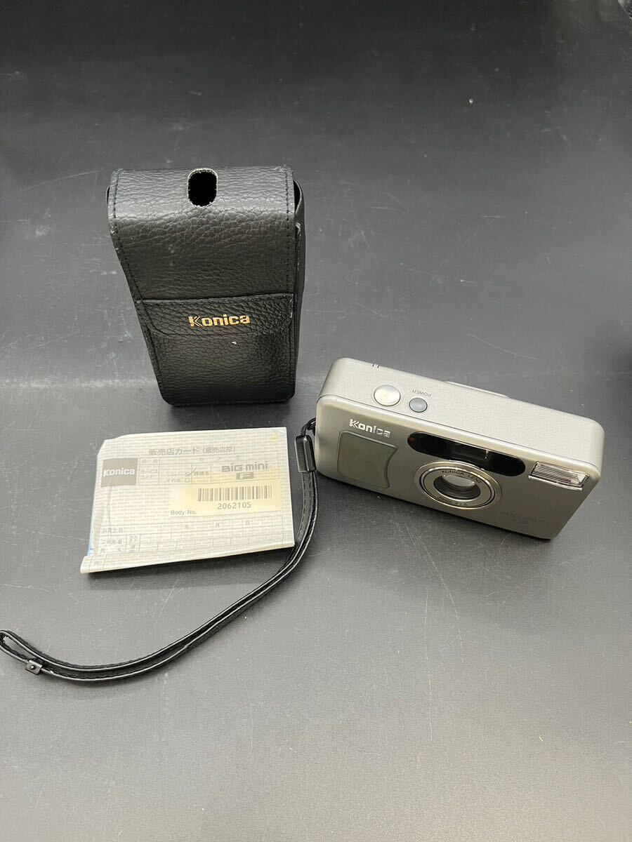 夏本　9月　No.190 Konica コニカ　Big mini デジタルカメラ コンパクトデジタルカメラ 35mm F2.8 通電未確認　動作未確認