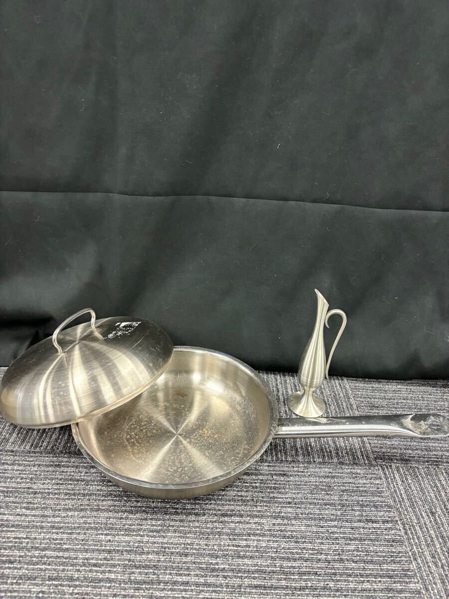 春名　10月　No.89 Fissler フィスラー フライパン 調理器具　stainless 18-10 0081 ステンレス 