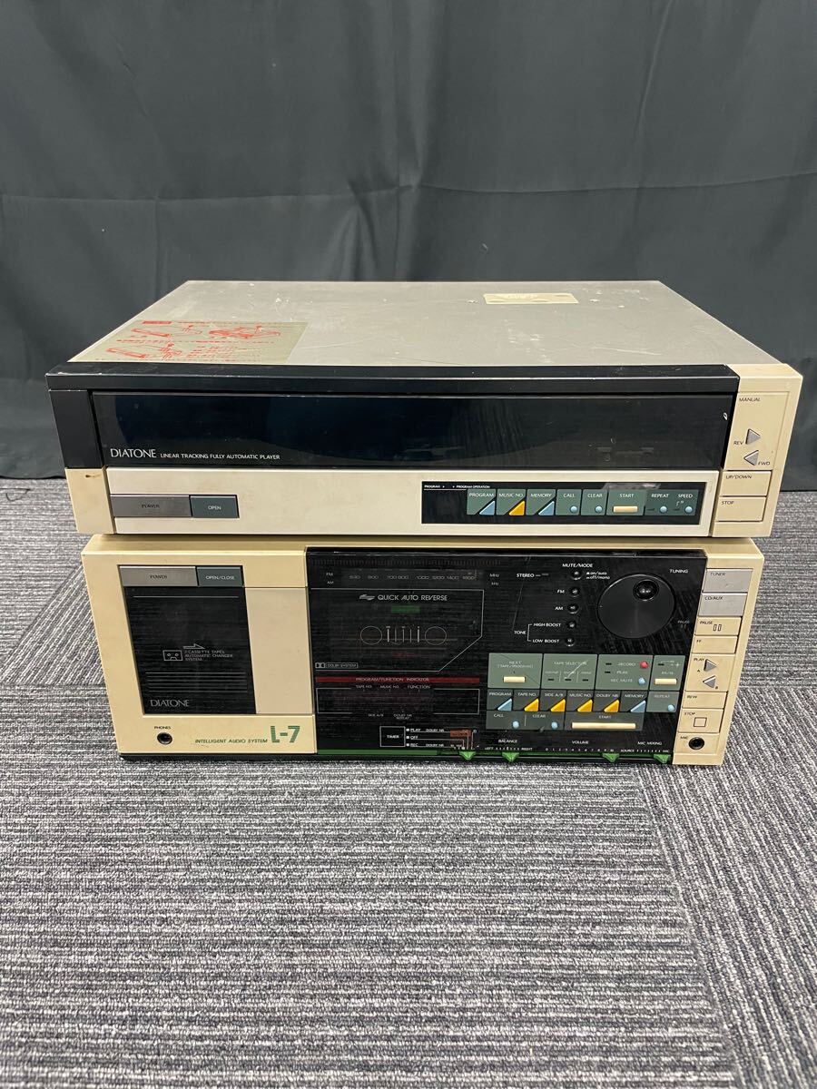 曽我部 10月 No.25 DIATONE L-7 オーディオシステム 音響機器 カセットデッキ オーディオ機器 動作未確認 通電確認済