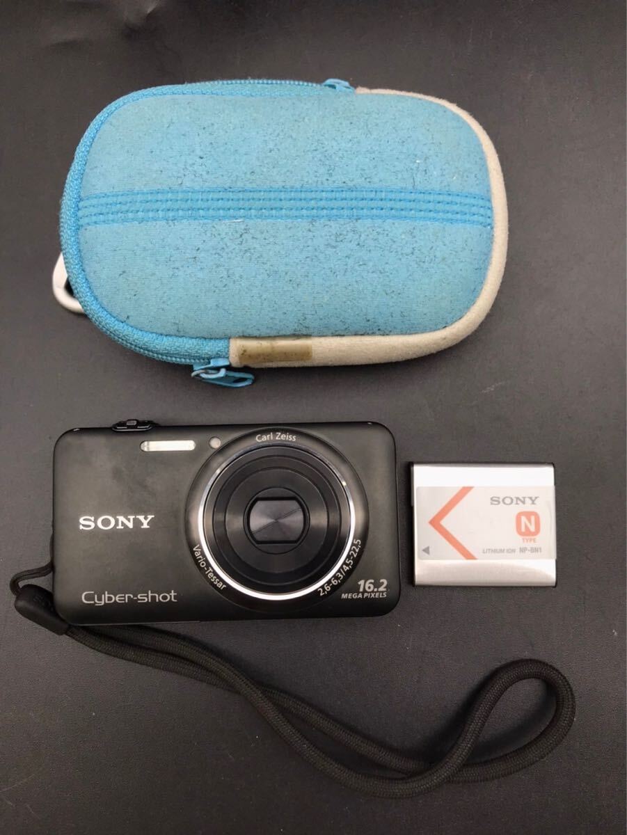 川端 9月 No.118 SONY ソニー DSC-WX7 コンパクトデジタルカメラ デジカメ Cyber-shot サイバーショット ブラック 本体のみ 動作未確認
