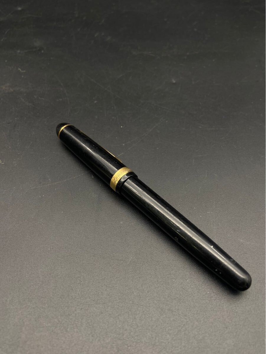 大村　9月　No.90 Pratinam プラチナ　万年筆 筆記用具 文房具 黒　インク残量未確認