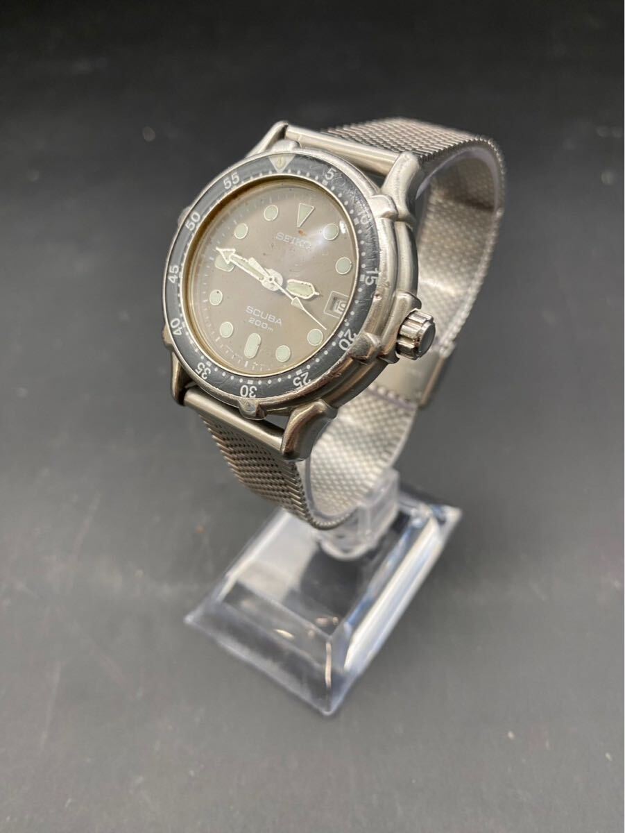 大村　10月　No.7 SEIKO セイコー 腕時計　SCUBA 200m 840505 通電未確認　動作未確認