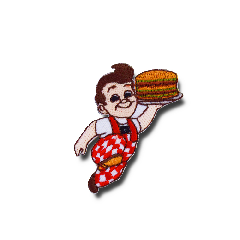 ミニワッペン Bigboy ビックボーイ (4.3x4.8cm) [MW170] 手芸 パッチワーク アメ雑 アメリカン雑貨_画像1