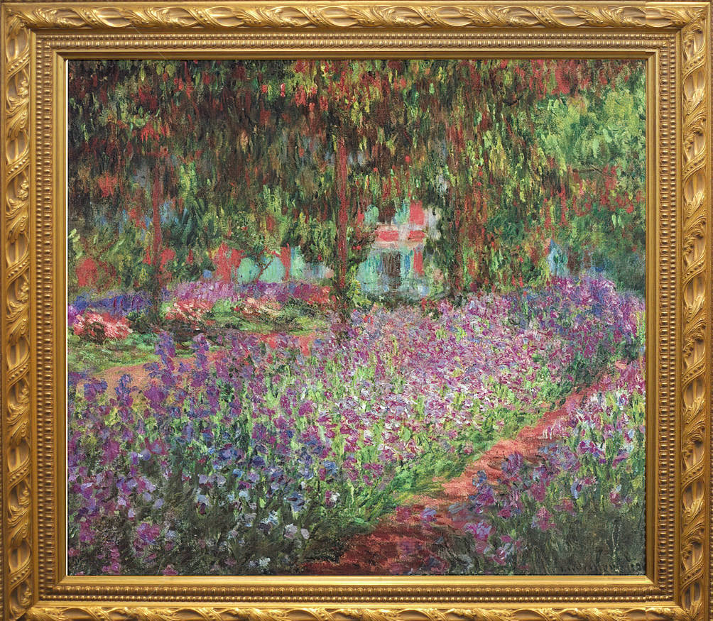  Claw do*mone[mone. двор, Iris ] 1900 год 31×28 высокое качество постер *mone Millet картина изобразительное искусство впечатление .runo world ga живопись масляными красками .