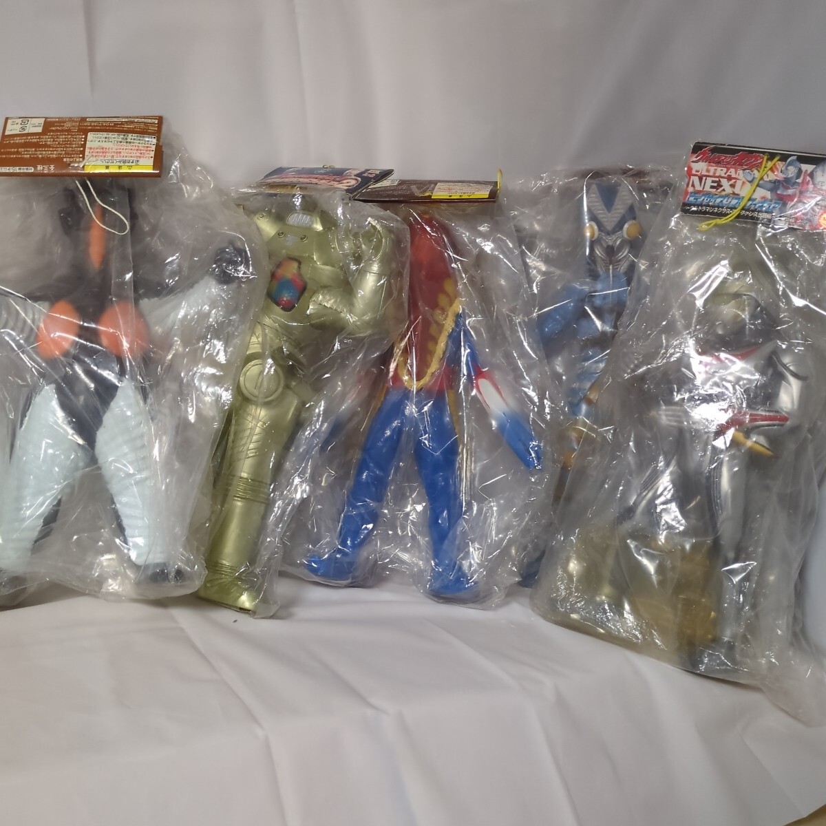 送料無料 ビッグサイズソフビフィギュア 5体セット ウルトラマン ネクサス アンファンス バルタン星人 メトロン星人 キングジョー ゼットン