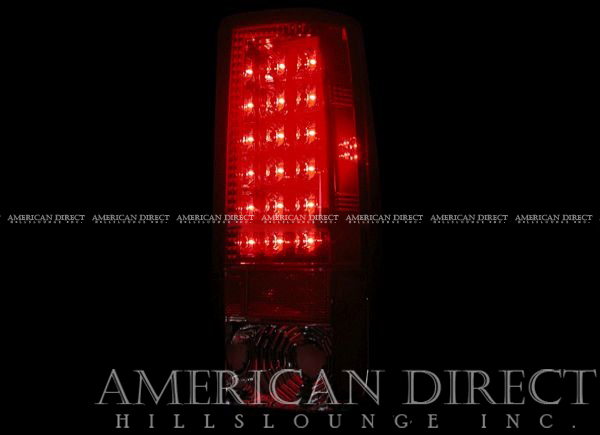 【即納/レッド/クリア】85-05y アストロ サファリ LED テールライト 左右セット リア バック テール サイド ライト ランプ シボレー GMC