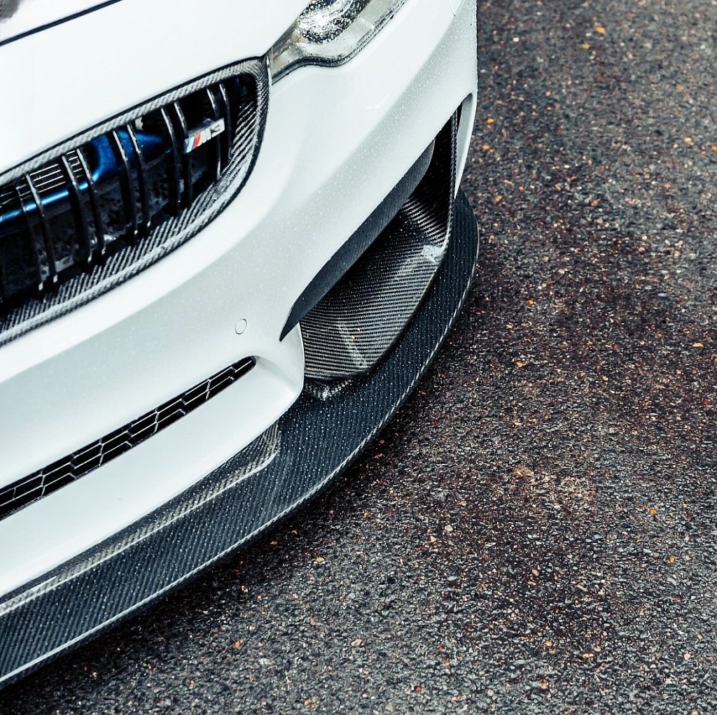 ★BMW F80 M3 F82 F83 M4 カーボン フロント リップ スポイラー GT型 2014-2020☆