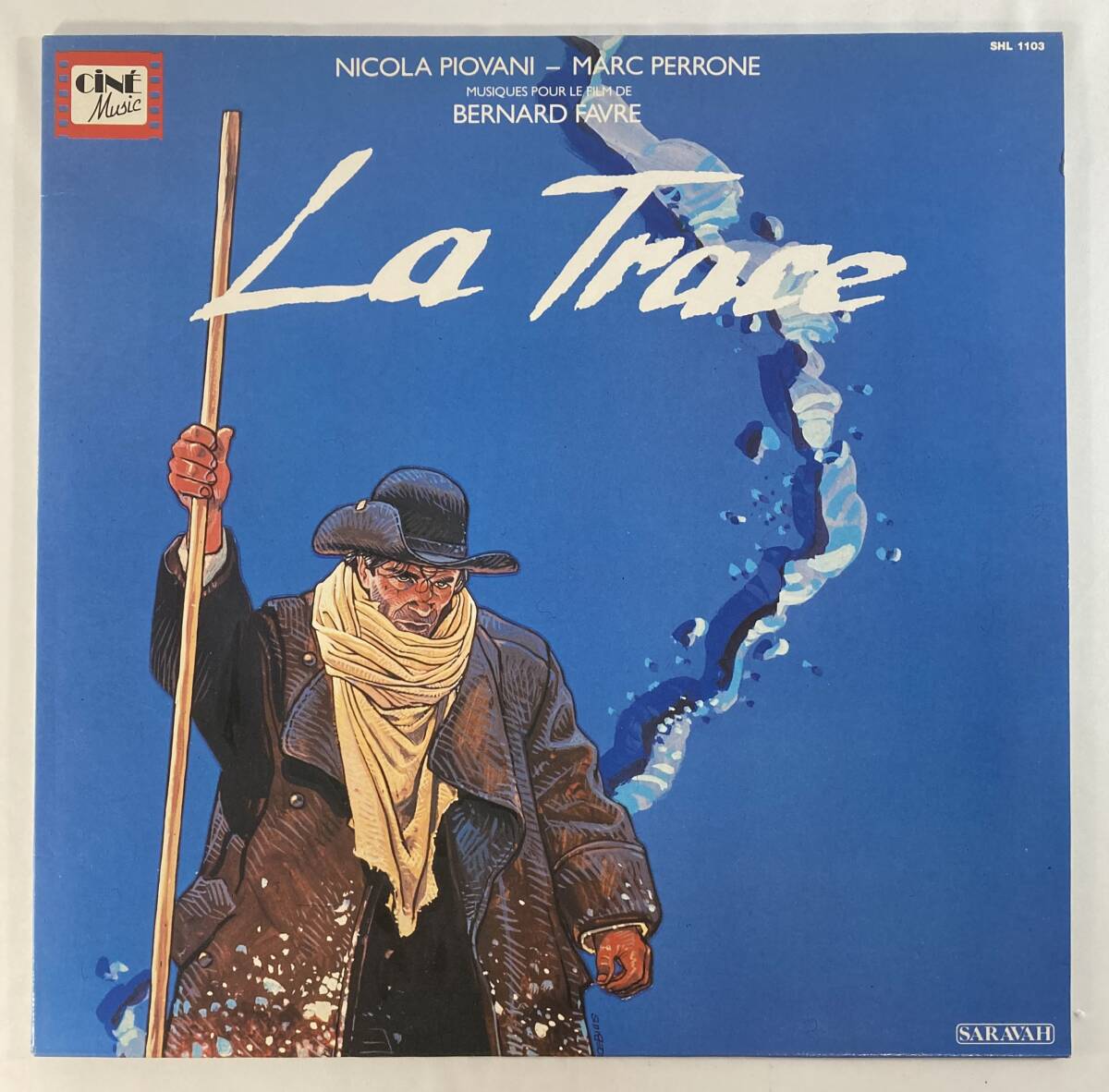 La Trace (1983) ニコラ・ピオヴァーニ、マルク・ペロン 仏盤LP SARAVAHSHL 1103