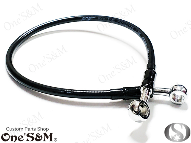 C1-25BK メッシュホース 60cm 黒 CBX400F/550F CBR400F VT250F VTZ250/F/FH VF400F CB400/F/N/T/D CB250T CB250N CB750F CB900F 汎用