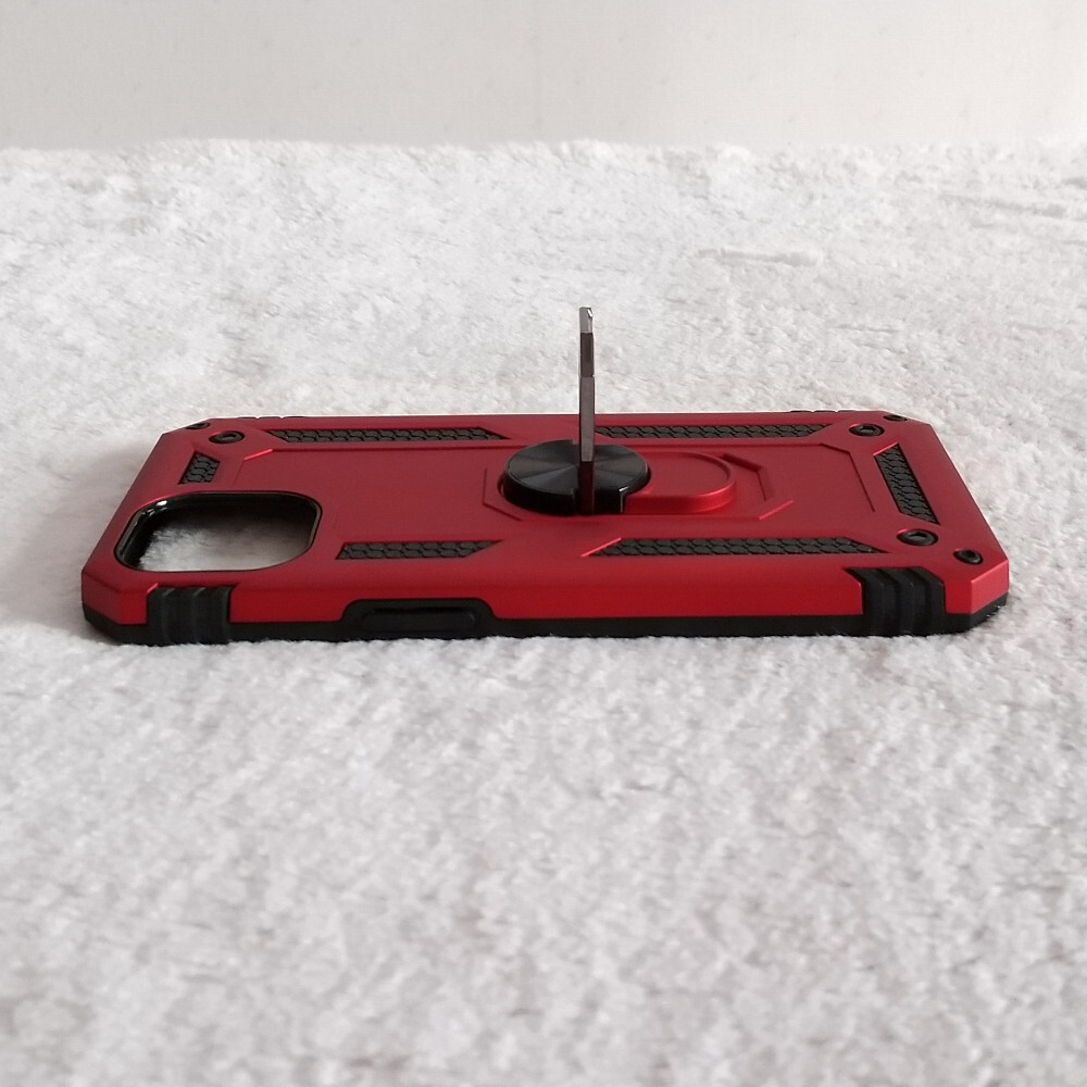 耐衝撃 衝撃吸収 iPhone13/14ケース レッド