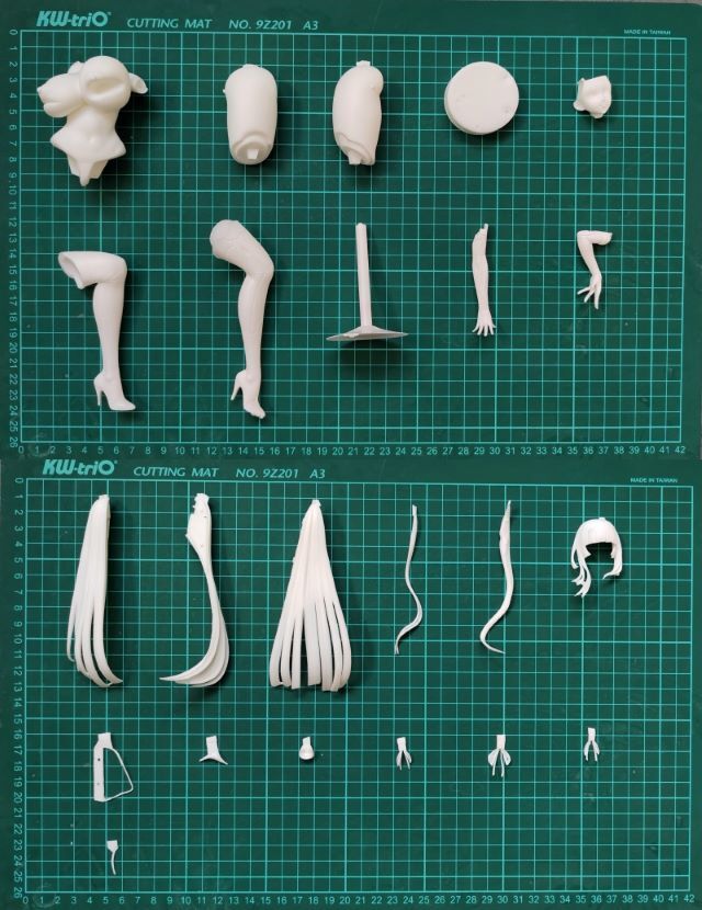 甲河アスカ ver.2 対魔忍 レジンパーツ キット ガレキ 樹脂制品 未涂裝パーツ ガレージキット