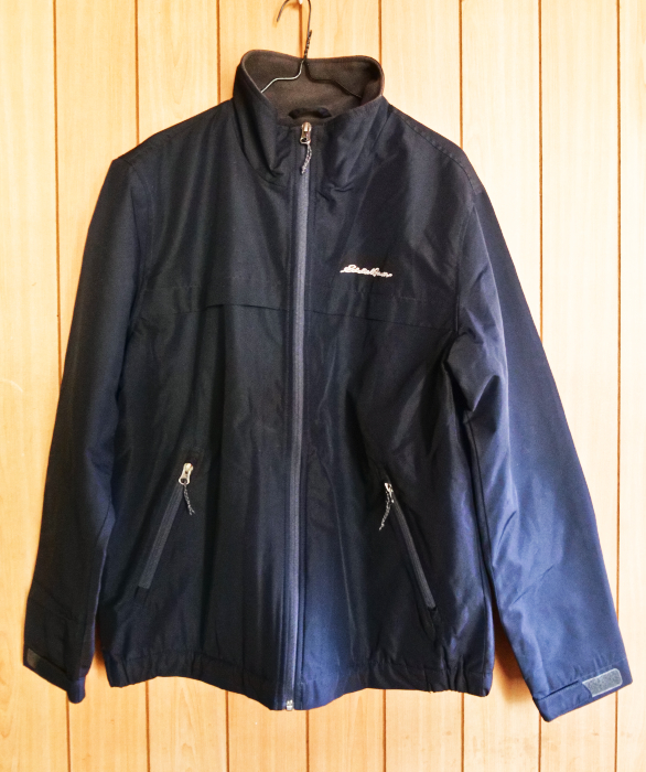 Eddie Bauer フリースライナー ジャケット　size:L ネイビー