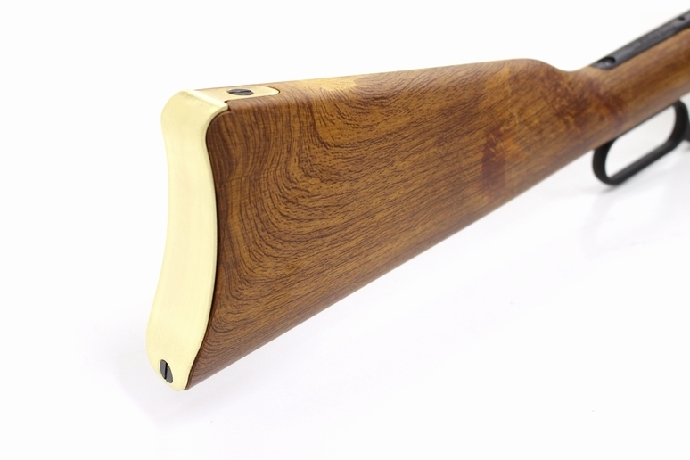 A&K ウィンチェスター M1892 レバーアクション ガスガン ブラック フェイクウッドストック版