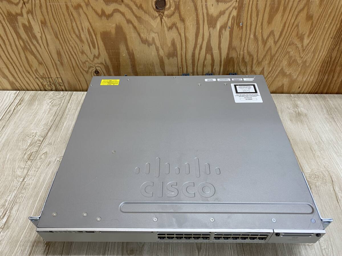 *6004-0924 * простой подтверждено / электризация гарантия * Cisco WS-C3850-24P-E V06 Catalyst 3850 серии PoE+ 1RU первый период . завершено переключатель отправка размер :D