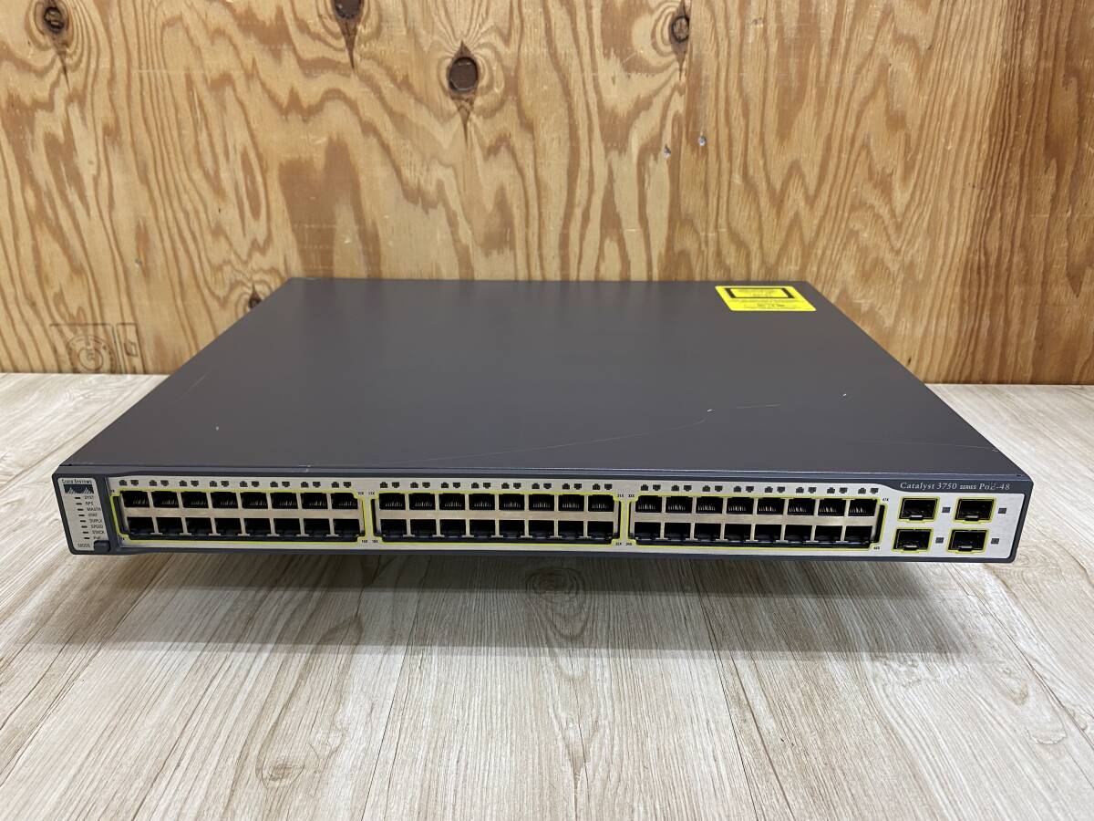 *6001-0924 * простой подтверждено / электризация гарантия * Cisco - Cisco Catalyst 3750 Series - WS-C3750-48PS-E V08/ первый период . завершено переключатель отправка :D