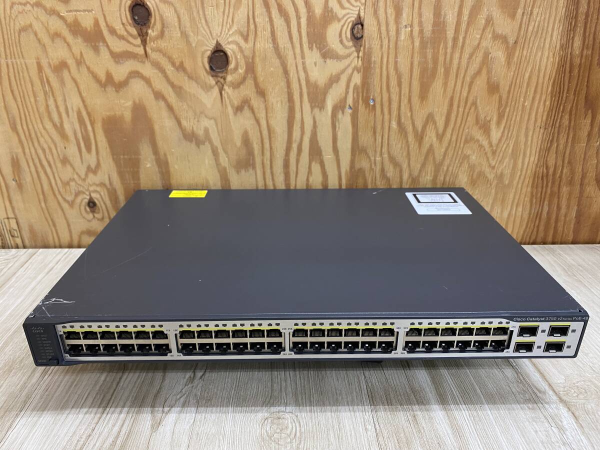 *6001-0924-2 * простой подтверждено / электризация гарантия * Cisco - Cisco Catalyst 3750 V2 Series - WS-C3750V2-48PS-S V06/ первый период . завершено переключатель отправка :D