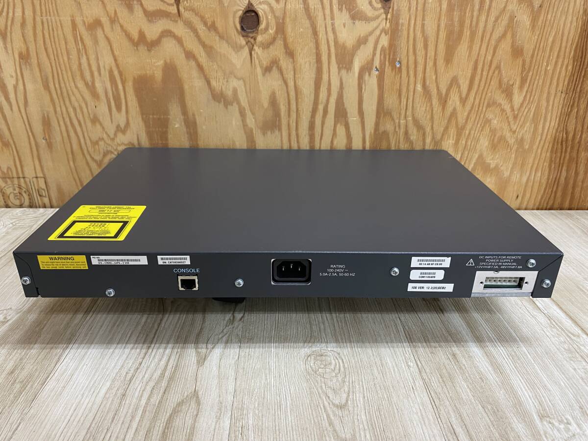 *6001-0924 * простой подтверждено / электризация гарантия * Cisco - Cisco Catalyst 3560 Series - WS-C3560-24PS-E V05 / первый период . завершено переключатель отправка :D