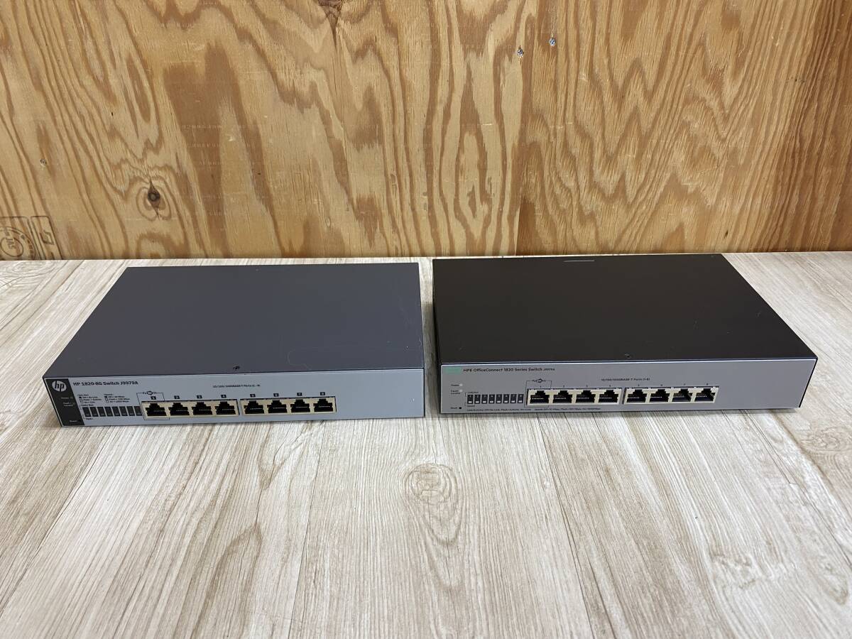 *7805-0924 * электризация гарантия * HP 1820-8G Switch J9979A 2 шт. комплект первый период . завершено переключатель отправка размер :C
