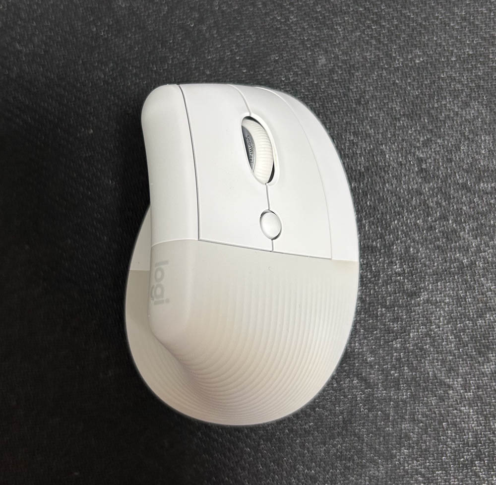 logicool M800PG 縦型エルゴノミクスマウス　LIFT　腱鞘炎対策　無線BT　LogiBolt付