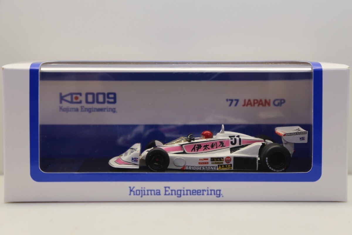 キットボックス特注 京商 1/43 コジマ KE009 1977 ジャパンGP No51 N.Takahara